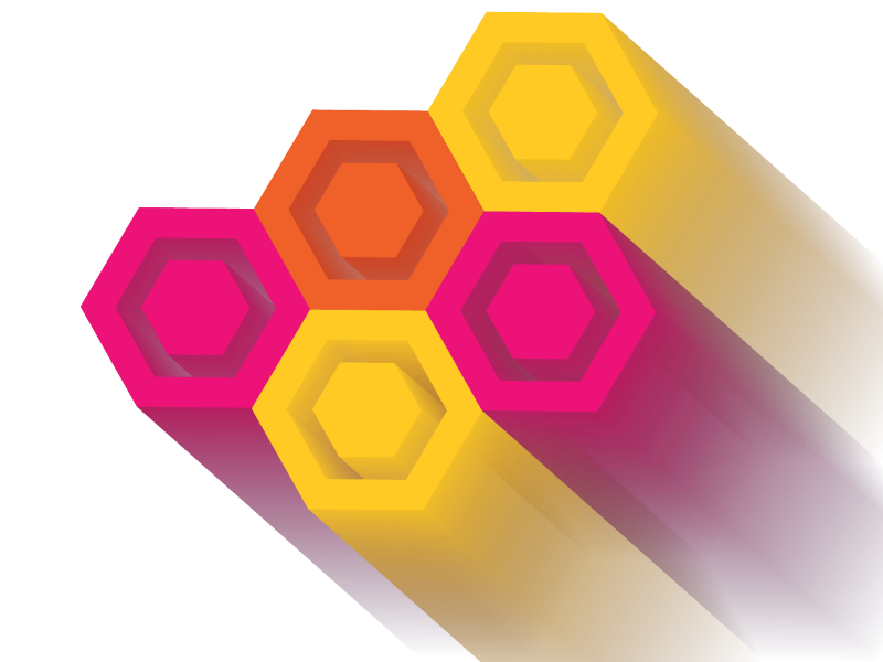 Colorful Hexagons